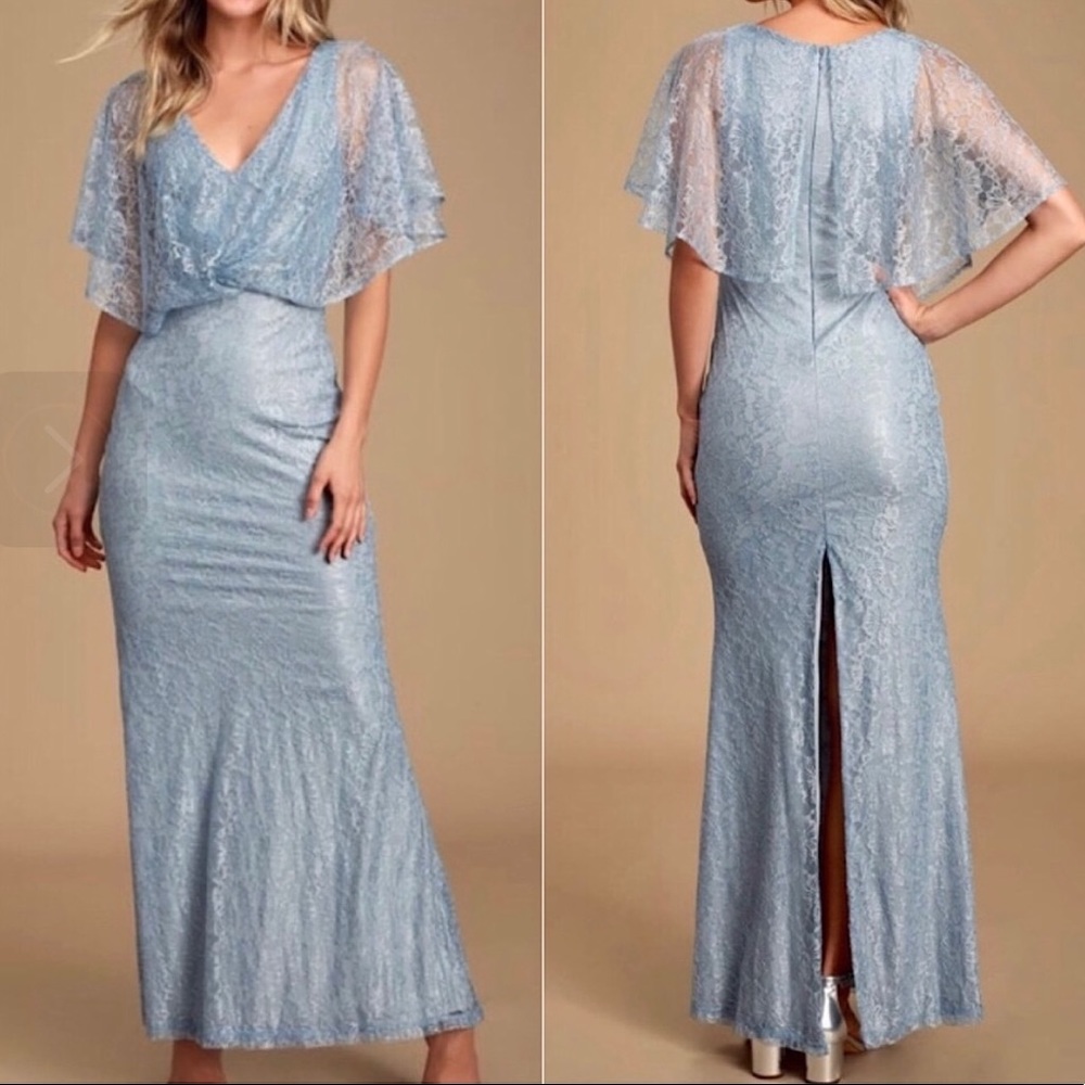Lulus Dreaming of You Floral Lace Dress|